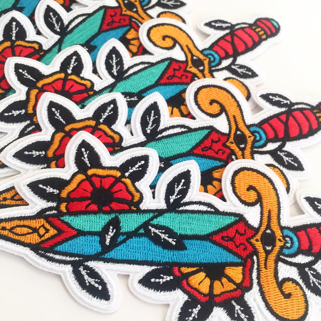 Dagger & Pinwheels Patch